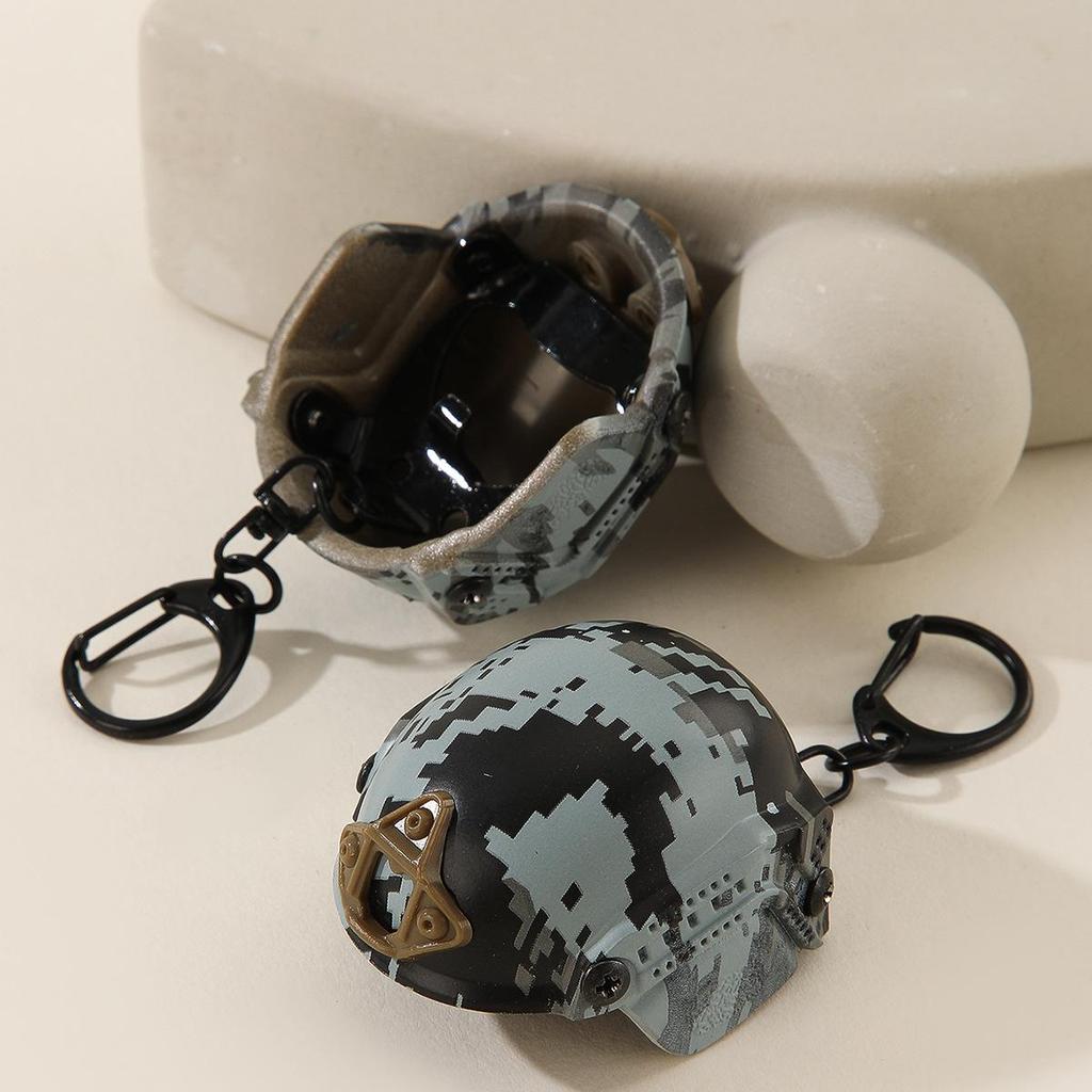 Personalized Mini Helmet Keychain & Beer Bottle Opener - Car Interior Ornament