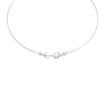 Constella Imitation Crystal Pearl Trim Design Cubic Zirconia Necklace Women Necklace Silver 5705626