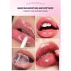 Portable Dual-Shade Lip Gloss Oil – High-Nourish Plumping Effect, Fruit Aroma, Mini Size with Glossy Finish