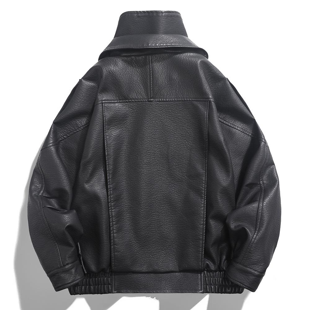 New Two-star Flight Jacket Men's Spring and Autumn Top Leather Jacket Workwear and Many Casual