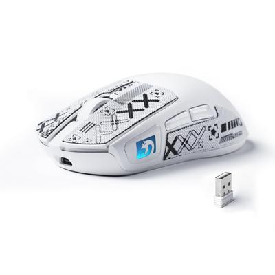 MAMBASNAKE M4 Gaming Mouse with Up To PAW3311 1000Hz Polling Wired and Wireless RGB Lightweight At Highly Value for Ideal for Long Suitable for
