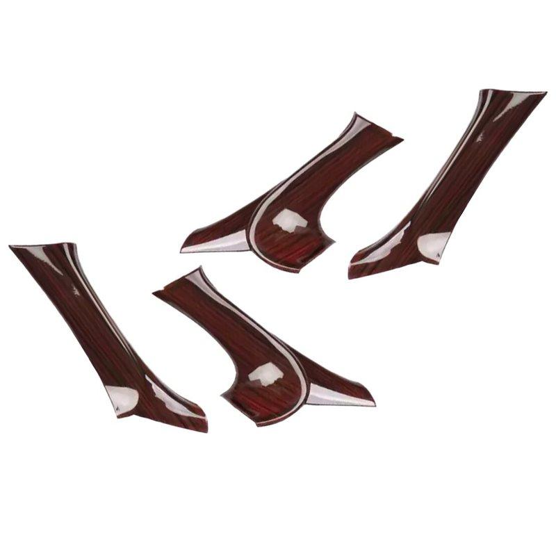 Interior Door Armrest Panel Trim Cover Set Brown Wood Grain Style Fit For Lexus IS F 250 350 2006-2008 2009 2010 2011 2012 2013