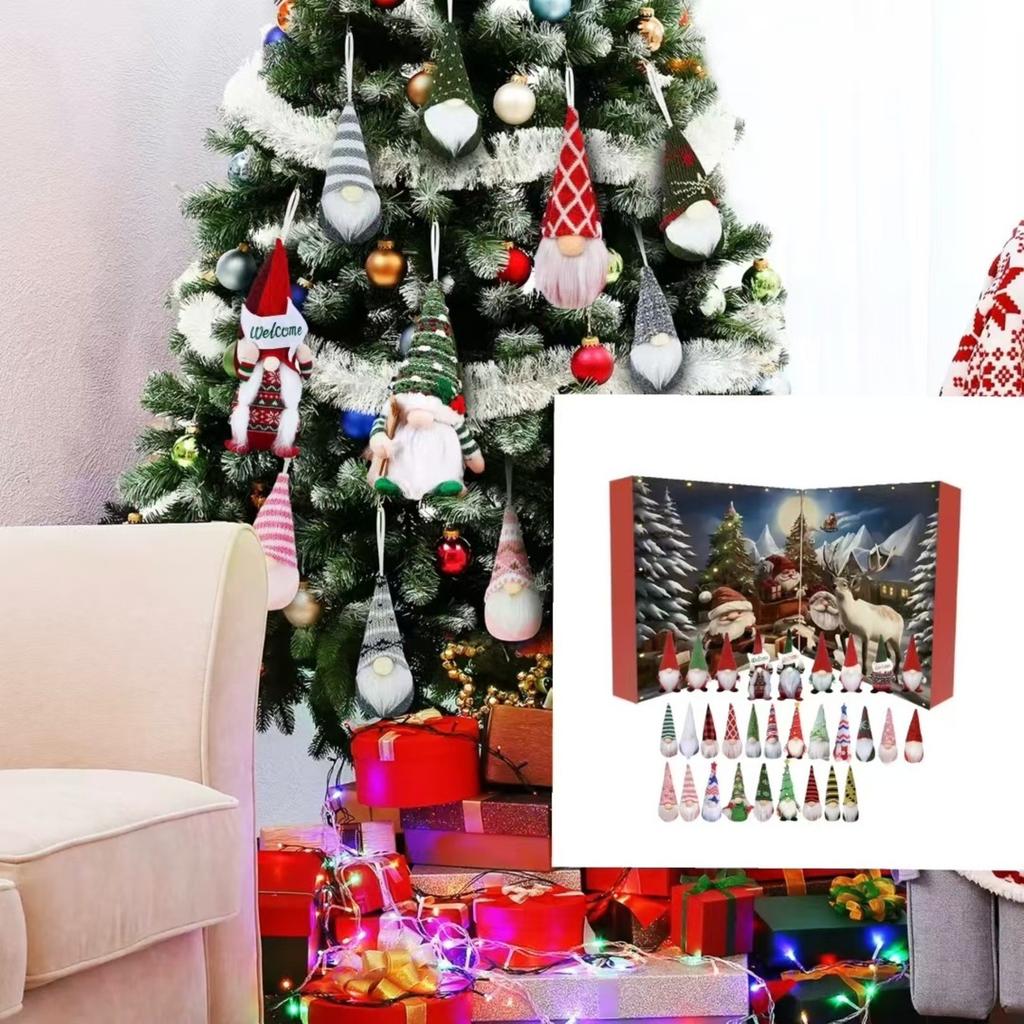 24 Plyšových skřítků Odpočítávací kalendář