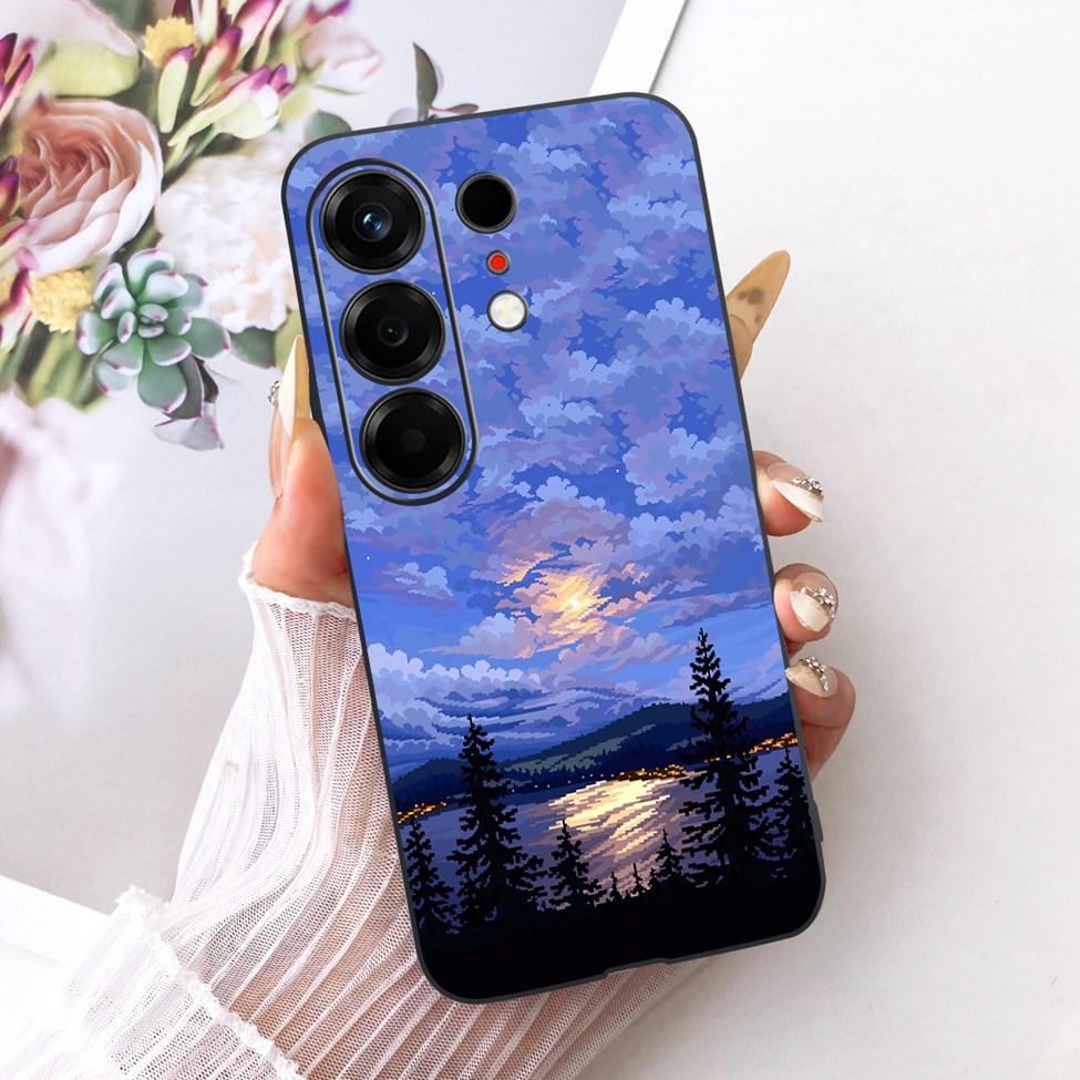 For Tecno CN5 Case For Tecno Camon 50 4G Cover Fashion Butterfly Cute Cat Cool Painted Soft Phone Casing For Techno Camon50 4G