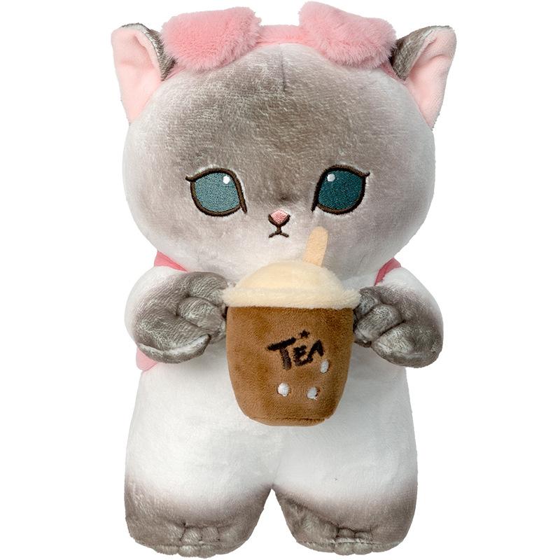 

Панда Бинтанхулу Мофусанд Киска Свинка Молочный чай Киска Плюшевая кукла Игрушка Детям Pig Milk Tea Cat