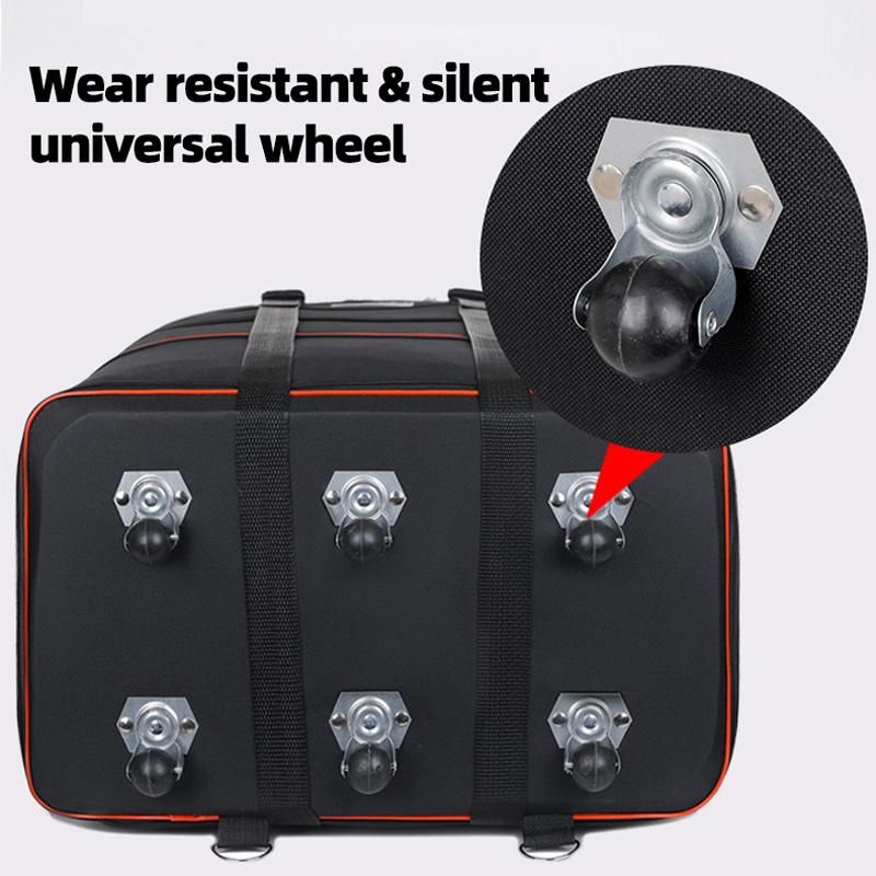 Bolsa de Viaje Plegable Maleta Rueda Universal Caja de Almacenamiento Viajar al Extranjero Envío Aéreo Bolsa de Equipaje Retráctil de Gran Capacidad