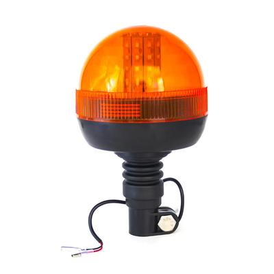 1/2pcs 12V 24V 40 LED Amber Truck Car Tractor Flexible Warning Emergency Strobe Light Mount Flashing Beacon Rotating Signal Lamp