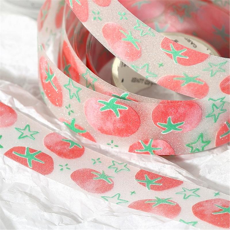 Cartoon PET Tape for Craft 20mmx3m Decorative Tape Scrapbooking Decoration Tape Craft Supplies for Journal Wrapping