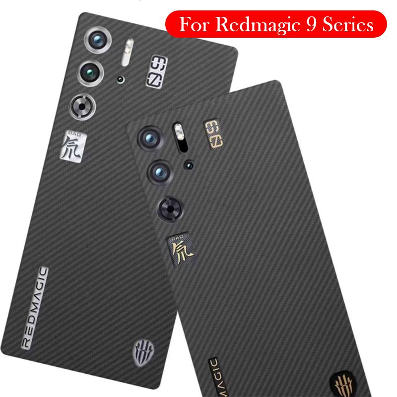 Carbon Fibre Case For Redmagic 9 9S Pro Plus Kevlar Wireless Charging Back Cover Case for REDMAGIC 9 PRO PRO+