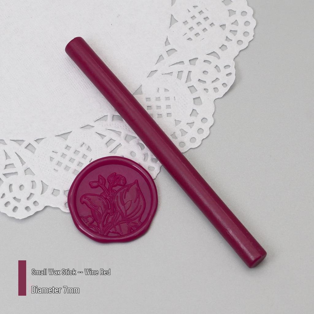 Bețișoare de Ceară de Sigiliu Mat Perlat, 125 Culori, 10x0.7cm, Compatibile cu Pistoale de Ceară, Culori Mixabile