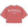 The North Face Round Neck Short Sleeve T-Shirt Women Tops Rose-Pink NT7UR36M