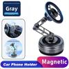 Magnetic Phone Holder Three-axis Rotation Mechanical Arm Car Phone Holder Vacuum Phone Stand For Smartphones