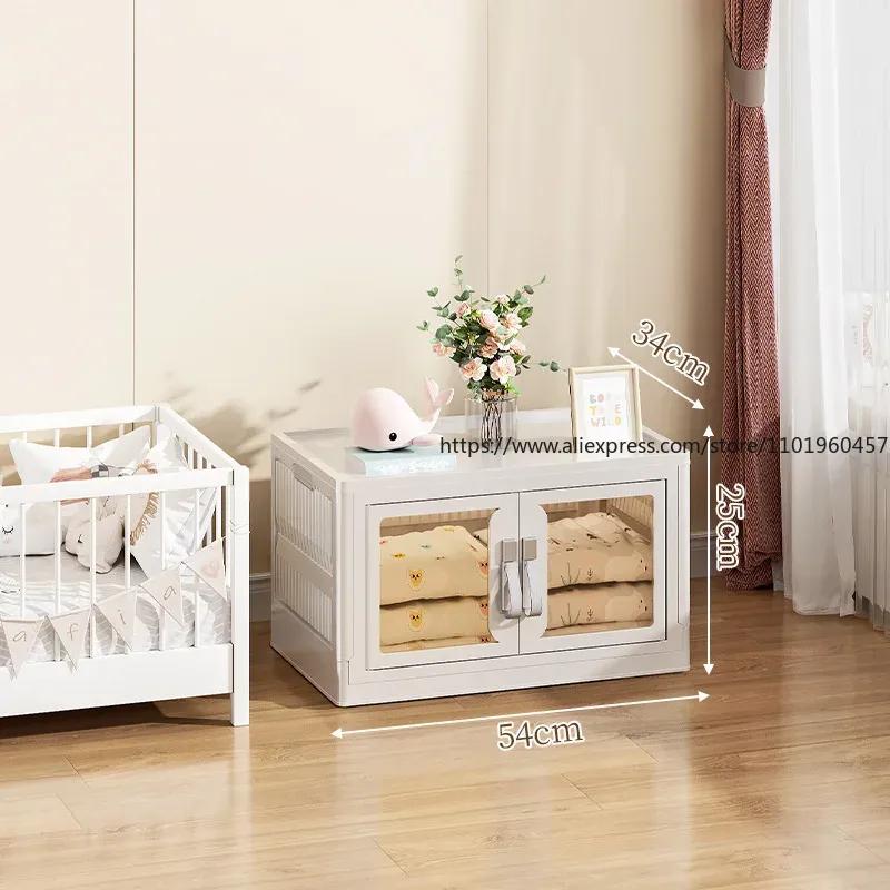 Children's Wardrobe, Bedroom, Home Storage Cabinet, Baby Storage Box, Toy Clothing Storage Box, Plastic Folding Cabinet