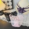 Mesh Women Underwear Hollow Bow Lace Panties Breathable Lace Briefs Girl