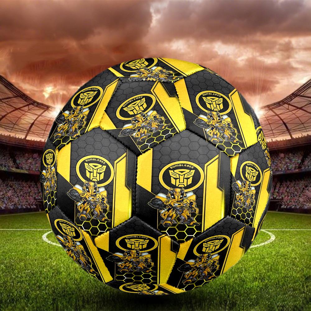 robot Print Size 5 Soccer Ball, Standard Match Football for Sports Game and Team Practice, Ideal Gift for Soccer Fans