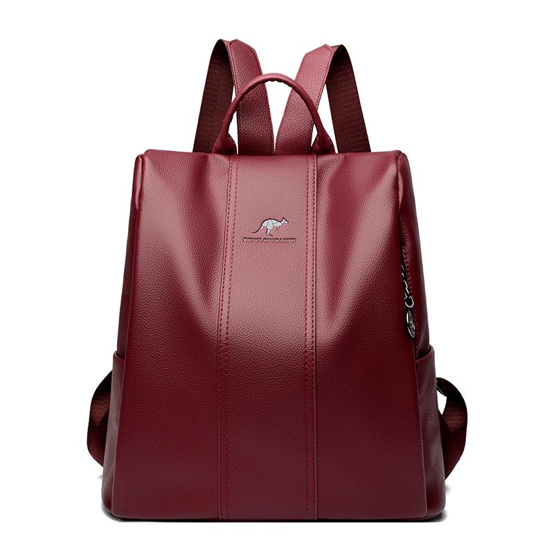 Genuine leather backpack for women travel backpack school backpacks