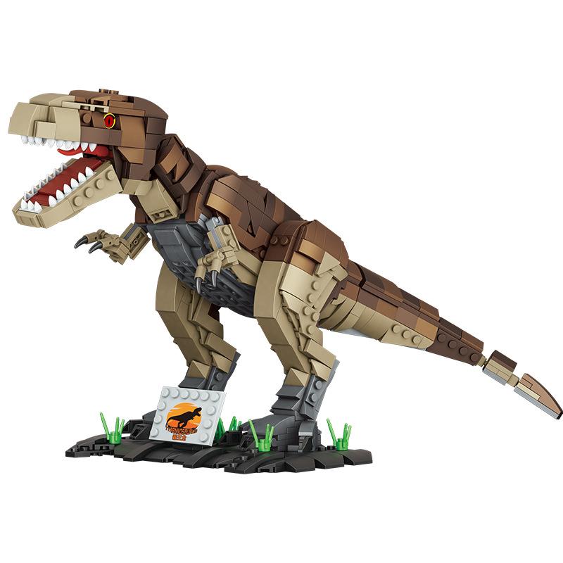Jurassic World Tyrannosaurus Rex Indominus Rex Model Bricks Building Blocks Toys for Children Assemble Decorate