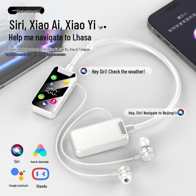 2024 New Model Bluetooth Sports Neckband Earphones - Wireless, ENC Noise Reduction, Long Battery Life