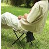 Strong Load-bearing Small Mazar Satchel Sturdy L Pen Bag Stool Folding Backpack Stool  Picnic