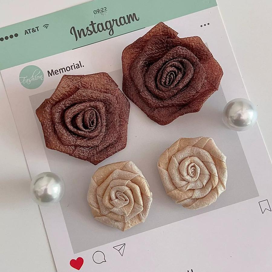 12 Stück/Set Handgefertigte Perlenschnalle Gelee-Schuhe Dopamin-Kristallschuhe Zubehör DIY Dekorative Schuhblume Hausschuh-Schnallen