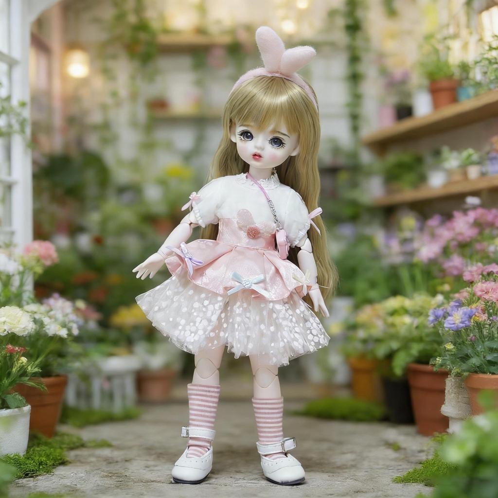 6" BJD Puppenkleidung für Akagi, GL und Gungun Körper - 30cm Geistermama Lolita Ankleide-Outfit