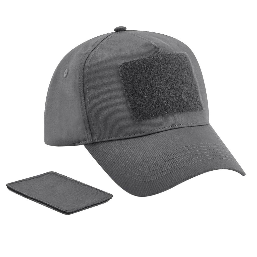 Beechfield Unisex Adult Removable Patch Baseball Cap