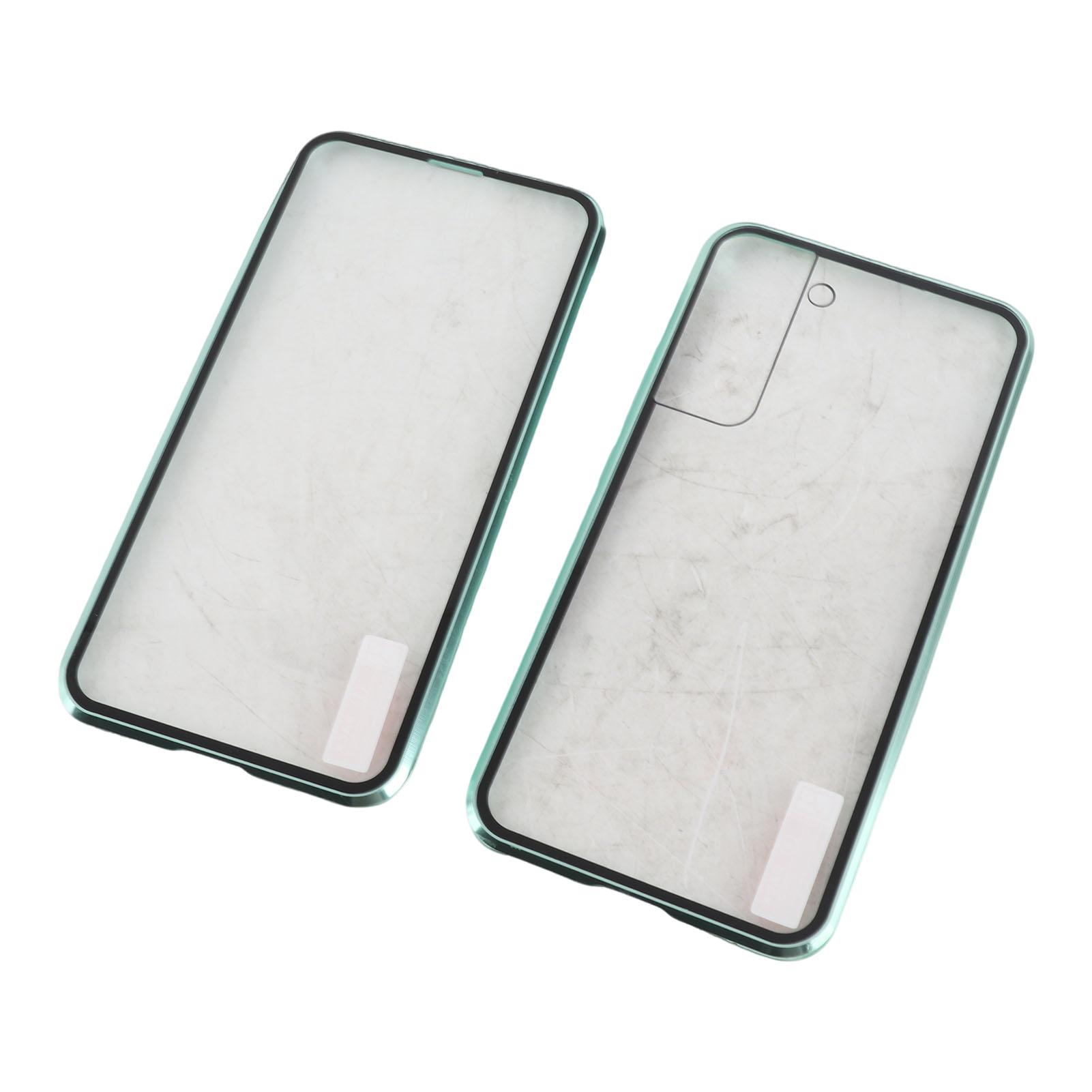 

for S22 Case Double Sided Glass Metal Full Wrap Smartphone Magnetic Protective Case