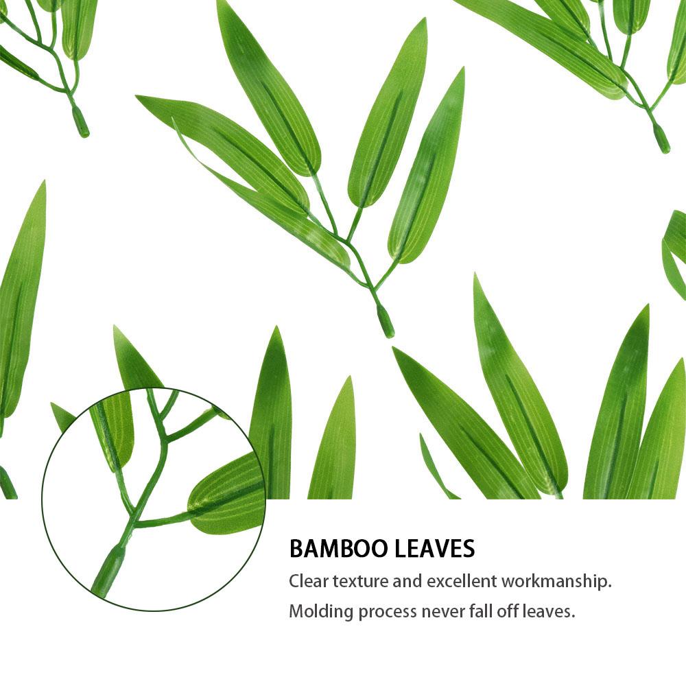 Adornment Party Supplies Simulation Leaves Fake Bamboo Branches Bamboo Leaves Artificial Plants