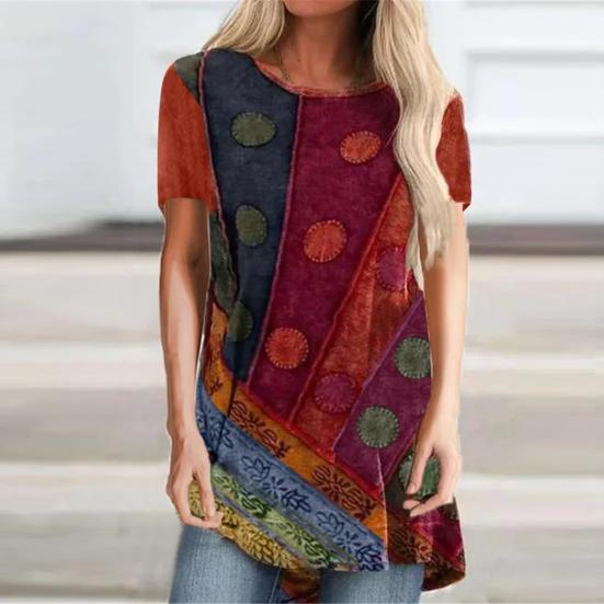 

Женская рубашка больших размеров, топы из смеси хлопка с короткими рукавами