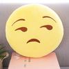 Emoticon Emoji 13 Yellow Round Cushion Pillow Stuffed Plush Soft Decor Home