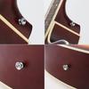 Metal 6pcs Guitar Strap Lock Buttons Gold Silver Black Acoustic Electric Ukulele Secure Heavy Duty