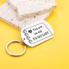 You Are On My Do List Stainless Steel Keychain Romantic Letter Design Fashion Couple Pendant Practical Valentine's Day Gift