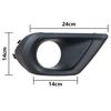 Für Subaru Forester SJ 2013 2014 2015 2016 Auto Frontstoßstange Nebelscheinwerfer Lampenrahmen Abdeckung Zierleiste Nebelscheinwerfer Nebelscheinwerferkappe Haube
