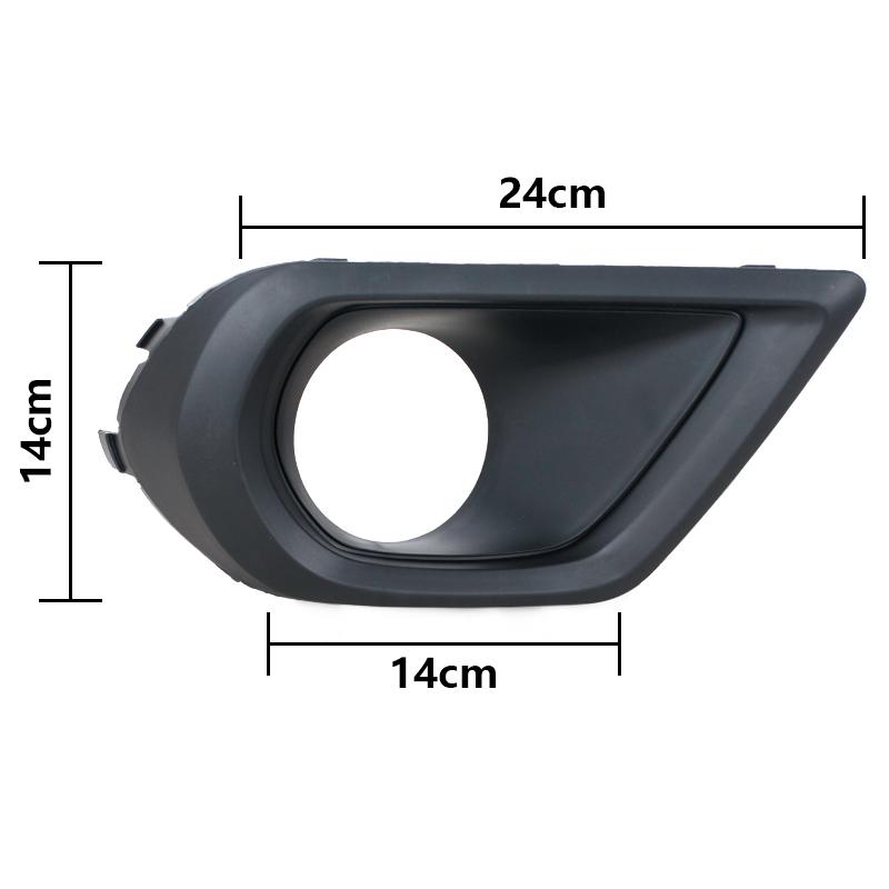 Für Subaru Forester SJ 2013 2014 2015 2016 Auto Frontstoßstange Nebelscheinwerfer Lampenrahmen Abdeckung Zierleiste Nebelscheinwerfer Nebelscheinwerferkappe Haube