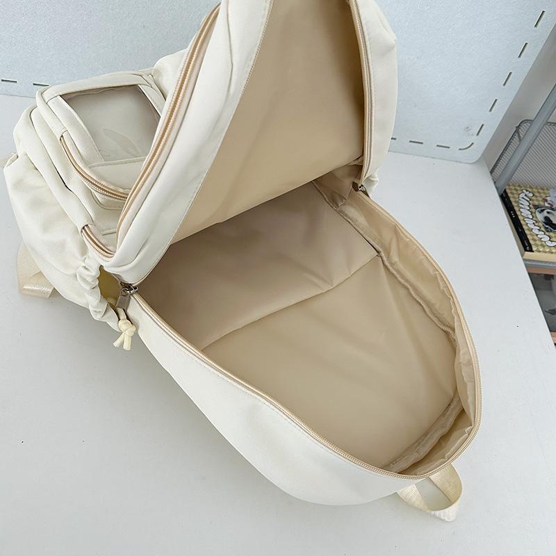 Schoolbag Japanese ins schoolbag large capacity high value fashion versatile transparent pain bag junior high school high school student backpack