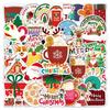 50 Christmas Graffiti Stickers Personalized Cartoon Holiday Creative Decoration Luggage Phone Case