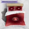 Charlton Athletic FC Ensemble de literie imprimé 3 pièces Housse de couette respirante avec taies d'oreiller Linge de lit décoratif pour chambre à coucher Maison