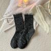 Women's Winter Thickened Matching Color Polka Dot Wool Drum Pile Socks