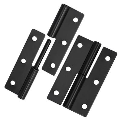 2Pcs Stainless Steel Detachable Small Hinges 2.5 Inch Left and Right Handed Wide Applications