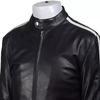 Lambskin Leather Men's Jacket Black Stylish Genuine Handmade Lambskin Soft Real
