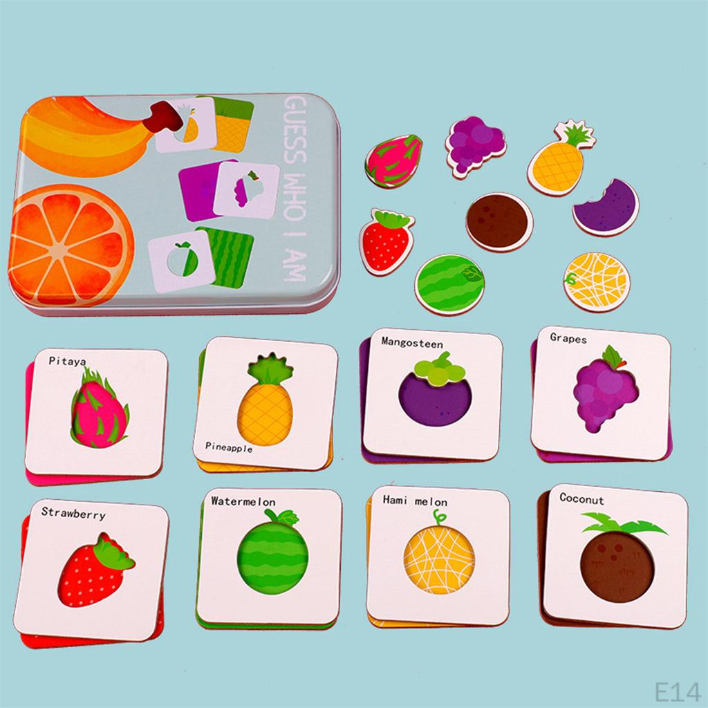 Flash Cards Kindergarten Montessori Educational Toys for Toddlers Kids Children 3-5 Years