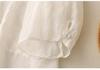 3229 Women's Cotton Linen Embroidered Oversized Sun Protection Shirt - Lightweight & Breathable, Retro Seven-Sleeve Summer Style