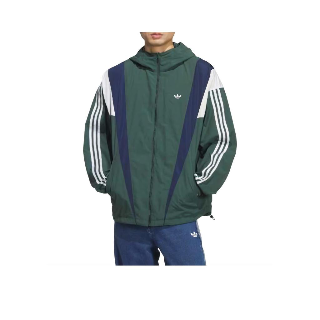 Adidas Originals ACWB Windbreaker Hooded Jacket Men Wild Pine Green KS3553