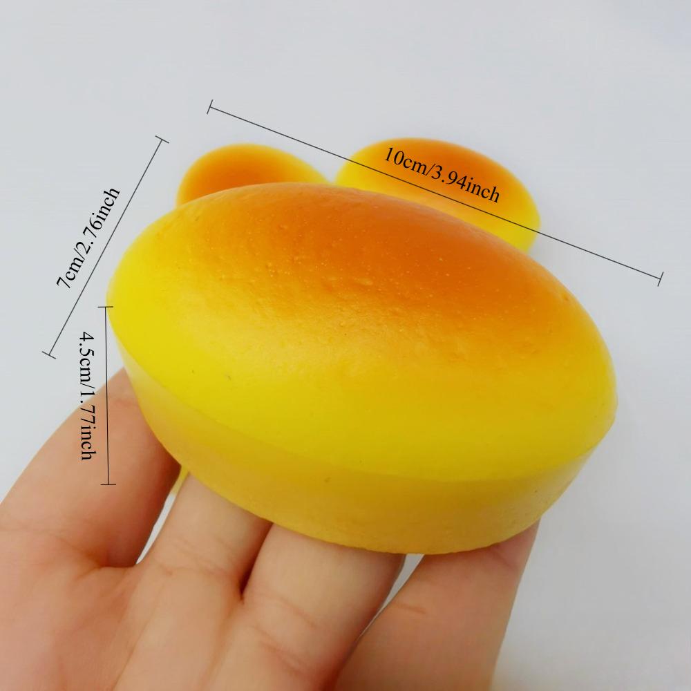 Squishy Simulated Cheesecake Squeeze Toy Stress Relief Slow Rising Sensory Fidget for Anxiety ADHD Autism Gifts for Kids Adults