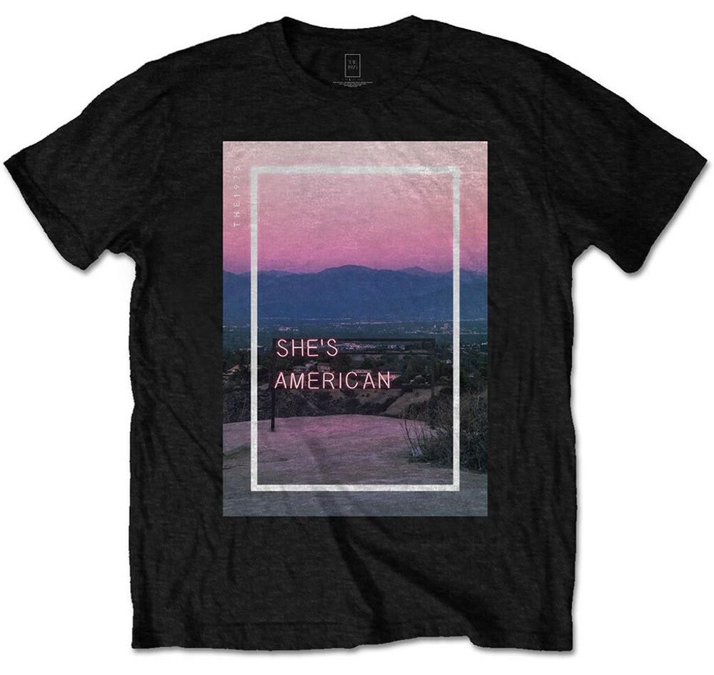The 1975 Shes American Black T-Shirt S