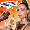 10 Colors Temporary Tattoo Pen Non-Toxic Easy Wash Off Tattoo Marker Pen Water-Based Tattoo Doodle Pen