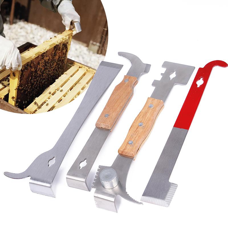 BeeHive Tools Stainless Steel Bee Scraper Beekeeper Honey Knife Beekeeping Equipment Apiculturist Beehive Frame Cleaning Tools