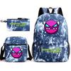Geometry sprint game backpack geometry dash heat transfer backpack elementary school bag leisure bag