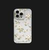 Spring Floral Space Shell Soft Case for iPhone 13/14/15 Pro Max
