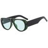Vintage Wide Legs Sun Glasses Fashion UV400 Eyewear Trend Large Frame Sunglasses  Unisex